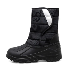 Winter Thicken Warm Plush Lining Fishing Boots Anti-Slip Wear-Resistance Outsole Thermal And Waterproof Snow Boots