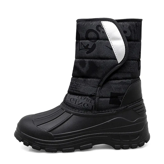 Winter Thicken Warm Plush Lining Fishing Boots Anti-Slip Wear-Resistance Outsole Thermal And Waterproof Snow Boots
