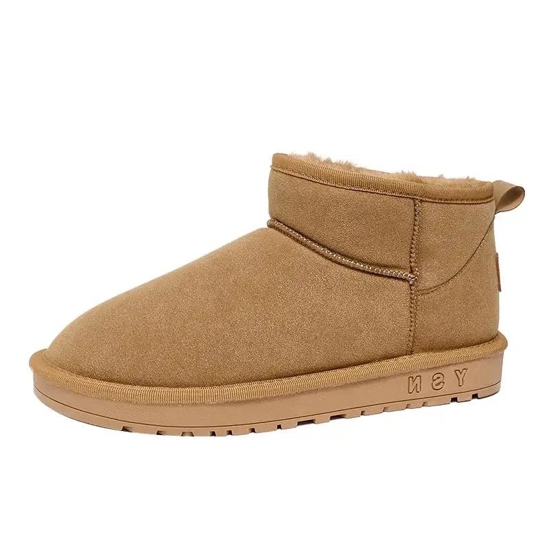 Support customization winter thick bottom men and women plus fleece thickened non-slip snow cotton