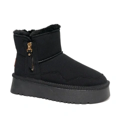 Wholesale winter thick snow boots women's warm non-slip outsole cotton shoes