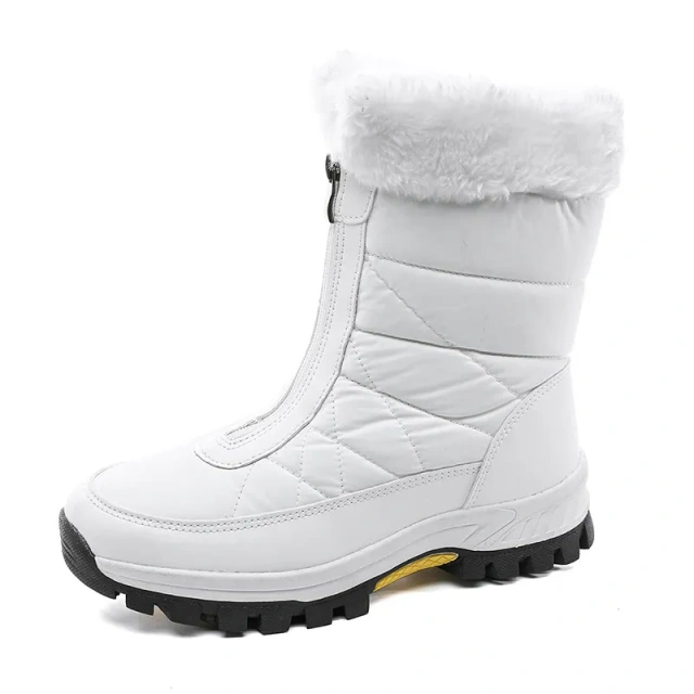 Winter New Casual Umbrella Cloth Plush Warm Snow Boots Fashion Waterproof Thickened Snow Boots For Women