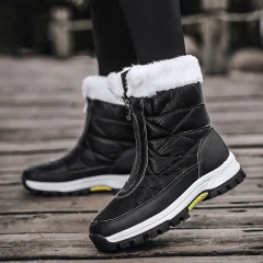 Winter New Casual Umbrella Cloth Plush Warm Snow Boots Fashion Waterproof Thickened Snow Boots For Women