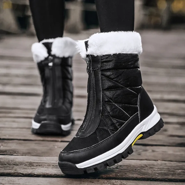 Winter New Casual Umbrella Cloth Plush Warm Snow Boots Fashion Waterproof Thickened Snow Boots For Women