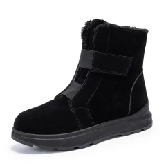 Wholesale Women's Warm Plush Lining Anti-Slip Outsole Snow Boots Fashion And Comfortable Winter Shoes For Women