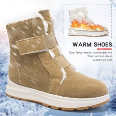 Wholesale Women's Warm Plush Lining Anti-Slip Outsole Snow Boots Fashion And Comfortable Winter Shoes For Women