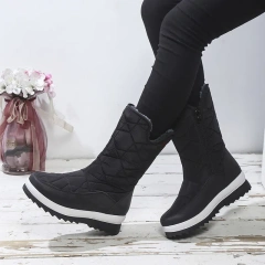 Winter New Fashion Student Casual Plush Boots Girls Snow Shoes Women Plush Warm Warm Short Boots Female