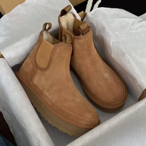 Winter new elastic thicken outsole snow boots for women fashion height increasing women' s plush snow boots