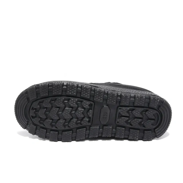 Large size women' s winter plush warm snow boots women' s waterproof men's flat PU outsole plush snow boots
