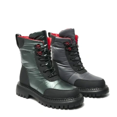 Custom warm plush anti-slip thick outsole ladies short snow boots fashion trend popular waterproof women snow boots