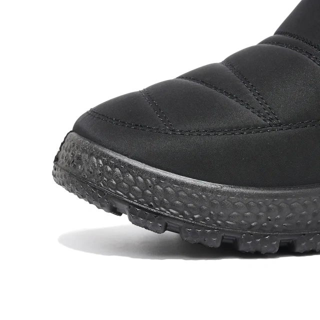Large size women' s winter plush warm snow boots women' s waterproof men's flat PU outsole plush snow boots
