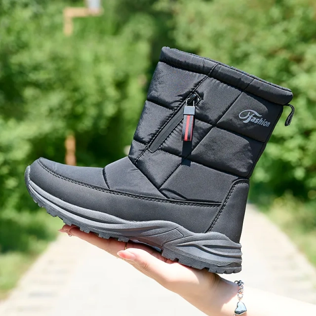 Outdoor women's winter plush insulation snow boots shoes classic women waterproof women's snow shoes boots