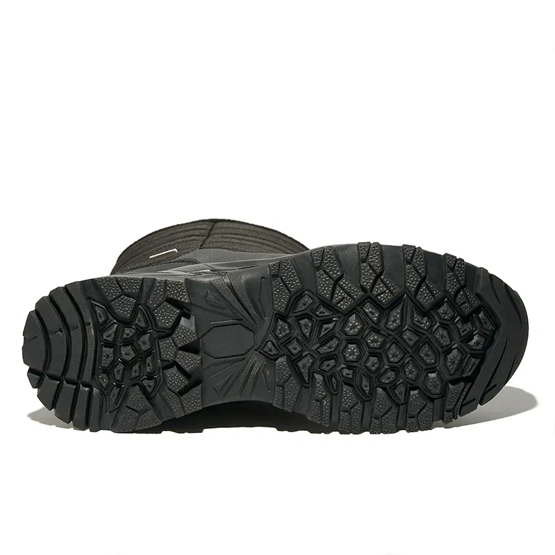 Thickened plush windproof zipper warm women' s snow boots New winter women' s leisure large plush snow boots