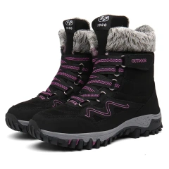 Large size lovers snow boots cotton shoes wholesale winter plush cotton shoes outdoor sports shoes