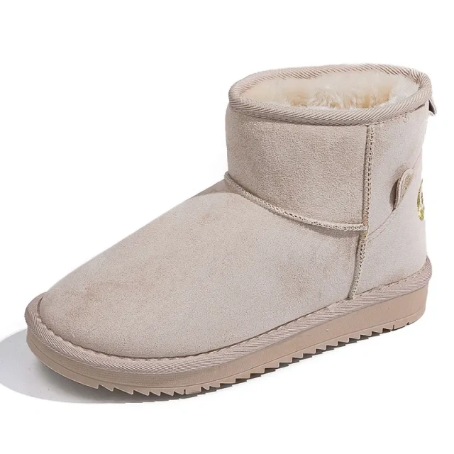 Snow boots for women's anti slip winter plush new fashion warm short boots