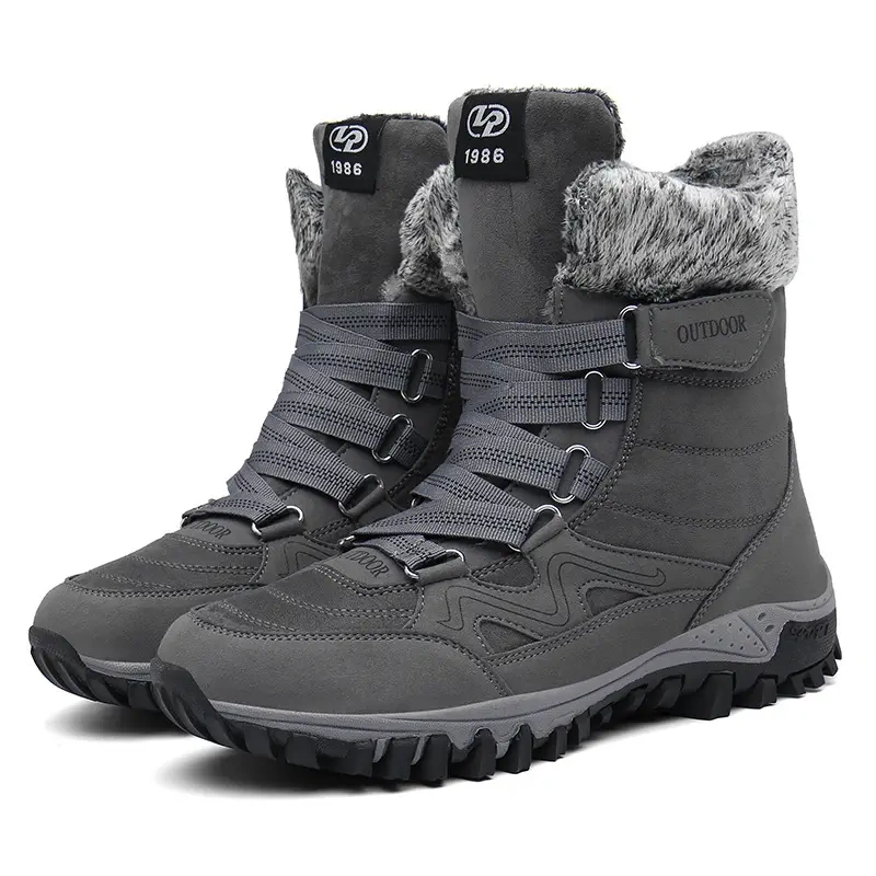 Large size lovers snow boots cotton shoes wholesale winter plush cotton shoes outdoor sports shoes