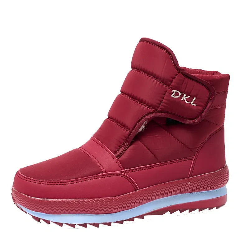 Bairuilun New Shoes Fashion Men's and Women's Snow Boots Rubber Anti slip Big Sole Anti splash Upper