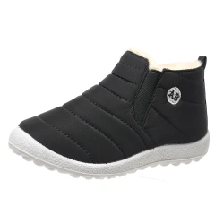 Wholesale custom ankle boots luxury children winter boots warm waterproof snow boots for kids and women