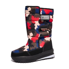 BAIRUILUN Men Snow Shoes Waterproof Keep Warm Comfy Ankle Boots