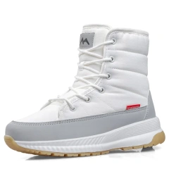 Stock Winter Thickened High Top Women's Anti-slip Warm Snow Boots Wholesale Plush Casual Large Snow Boots