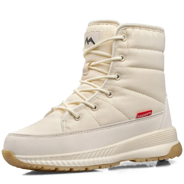 Stock Winter Thickened High Top Women's Anti-slip Warm Snow Boots Wholesale Plush Casual Large Snow Boots