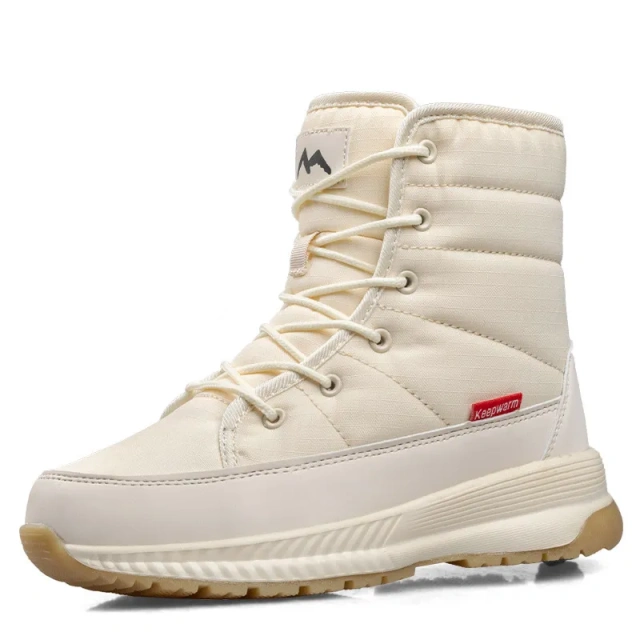 Stock Winter Thickened High Top Women's Anti-slip Warm Snow Boots Wholesale Plush Casual Large Snow Boots