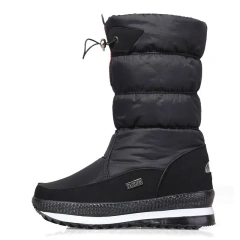 ot Sale Fashion Winter Waterproof Women High Snow Boots Anti-Slip Wear-resistant Warm Snow Shoes For Women