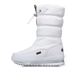 ot Sale Fashion Winter Waterproof Women High Snow Boots Anti-Slip Wear-resistant Warm Snow Shoes For Women