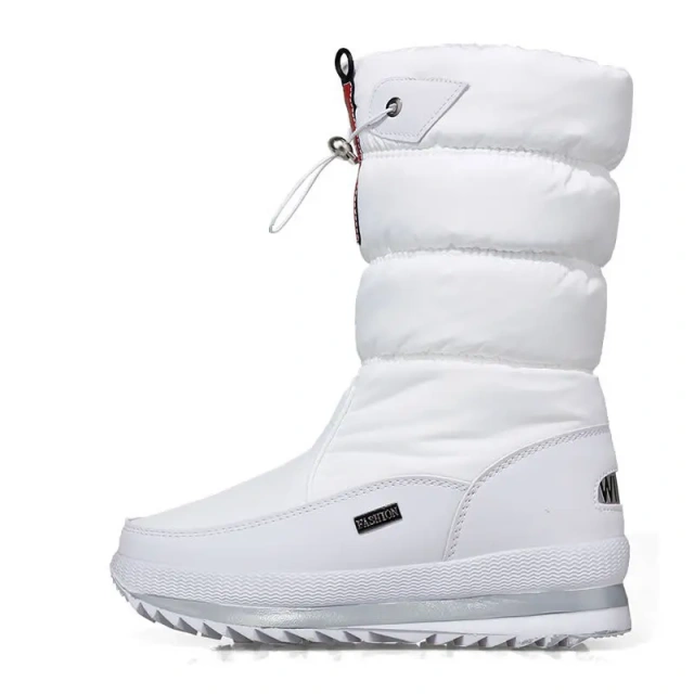 ot Sale Fashion Winter Waterproof Women High Snow Boots Anti-Slip Wear-resistant Warm Snow Shoes For Women