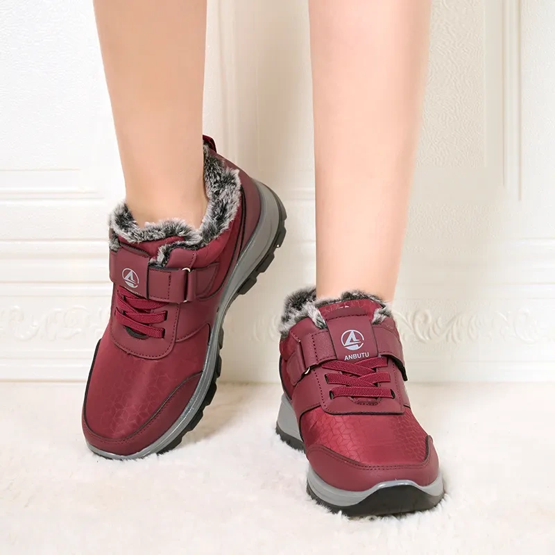 Winter cotton shoes women's plush thickened women's shoes snow boots short boots