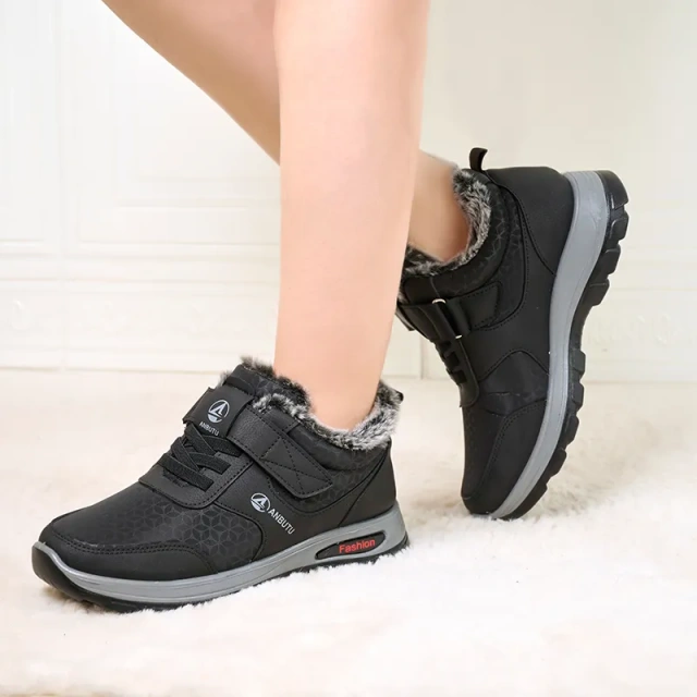 Winter cotton shoes women's plush thickened women's shoes snow boots short boots
