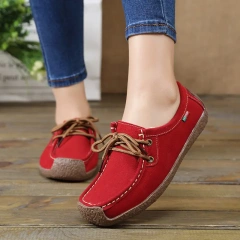 moccasin gommino comfortable women flat shoes fashion anti-slip hard-wearing casual women's plush shoes