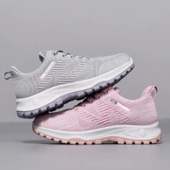 Custom New Trendy Casual Cushioning Jogging Sport Sneakers Shoes Breathable Light Soft Running Shoes For Women