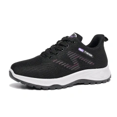 Custom New Trendy Casual Cushioning Jogging Sport Sneakers Shoes Breathable Light Soft Running Shoes For Women