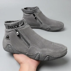 New Vintage Martin Boots Men's Large Cowhide Upper High Top Durable Outdoor Casual Shoes