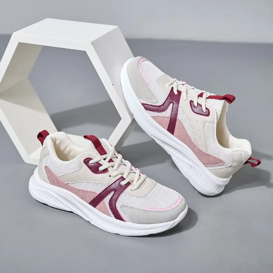 Fashion Versatile Mesh Soft Sole Women's Sport Casual Shoes Comfortable Breathable Women Sports Casual Shoes