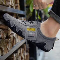 Fashionable and anti slip popular large size men's shoes, low cut casual leather shoes