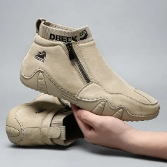 New Vintage Martin Boots Men's Large Cowhide Upper High Top Durable Outdoor Casual Shoes