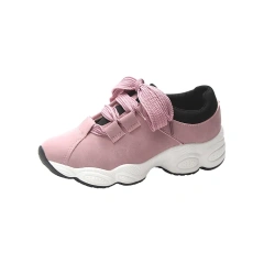 Fashion Mesh Breathable Thick Out Sole Women's Sports Casual Shoes Walking Style Light Casual Shoes Sneakers For Girl