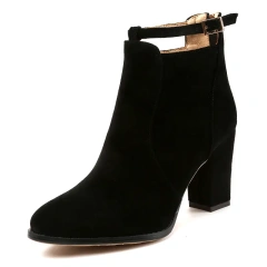 fashion Women's boots Spring and autumn Martin boots High heeled oversized shoes new thick heel heels pointed