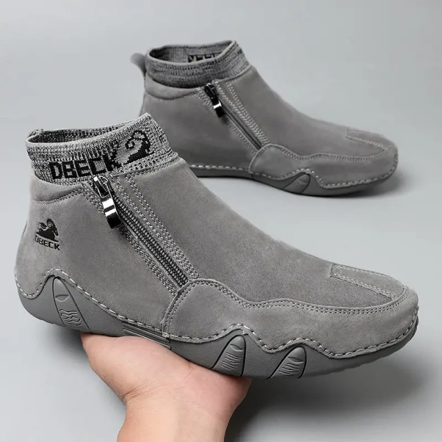 New Vintage Martin Boots Men's Large Cowhide Upper High Top Durable Outdoor Casual Shoes