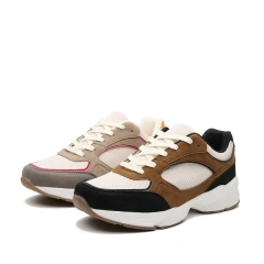 New fashion casual shoes thick bottom anti-slip mesh breathable upper sporty women's shoes