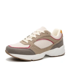 New fashion casual shoes thick bottom anti-slip mesh breathable upper sporty women's shoes