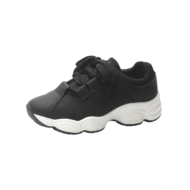 Fashion Mesh Breathable Thick Out Sole Women's Sports Casual Shoes Walking Style Light Casual Shoes Sneakers For Girl
