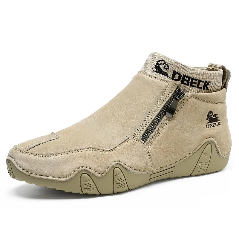New Vintage Martin Boots Men's Large Cowhide Upper High Top Durable Outdoor Casual Shoes