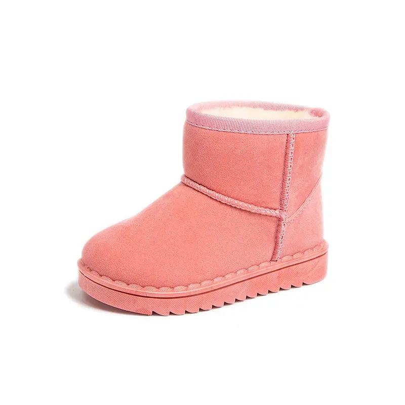 Fashion Plush Warm Winter Boots Baby Toddler Children Snow Boots Shoes For Boys Girls Winter Shoes Non-Slip Kids Ankle Boots