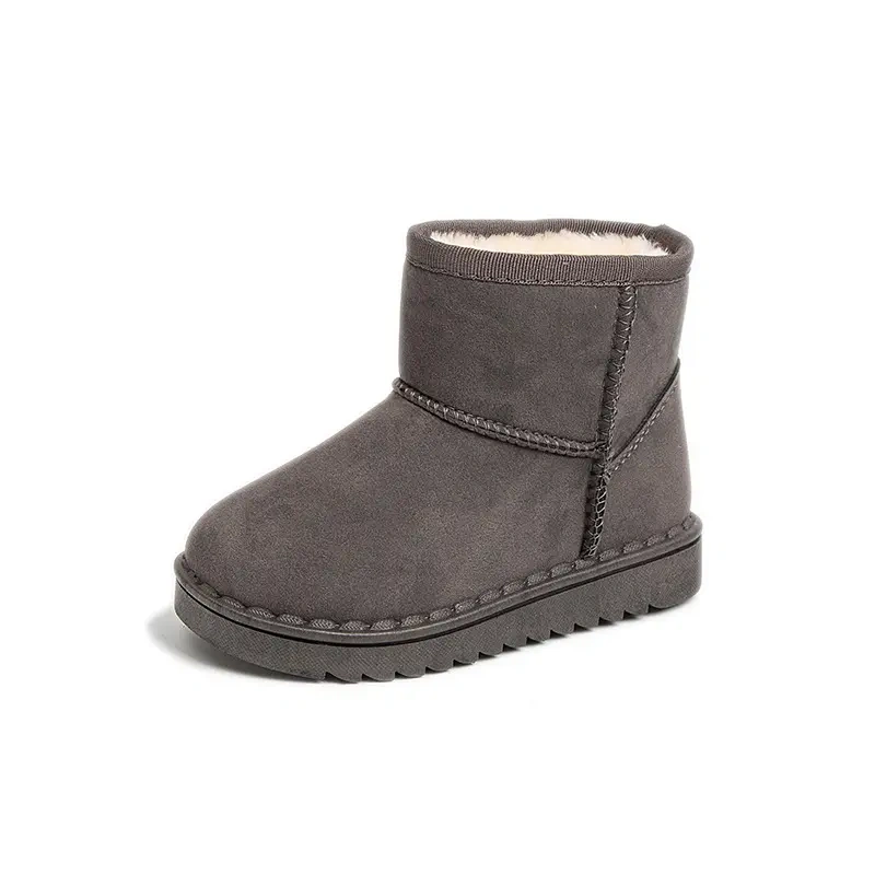 Fashion Plush Warm Winter Boots Baby Toddler Children Snow Boots Shoes For Boys Girls Winter Shoes Non-Slip Kids Ankle Boots