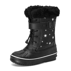 Wholesale New Style Fashion Luxury Children Winter Snow Boots Small Size Waterproof Anti-slip Snow Boots