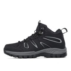 Large size men's outdoor high top mountaineering shoes Wholesale men's hiking travel running style shoes