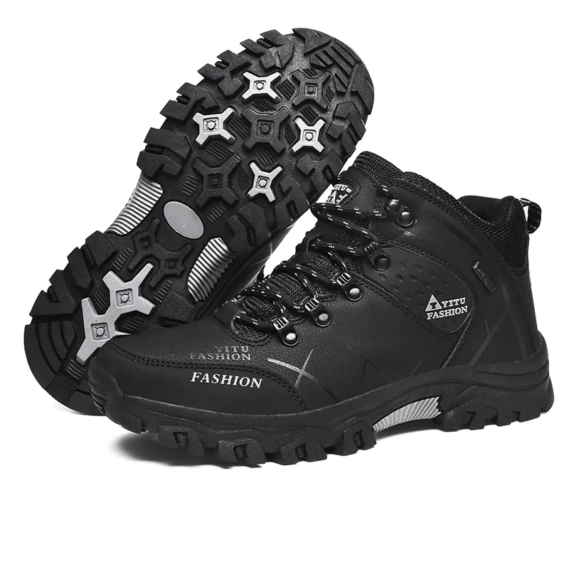Tourism and Sports Mountaineering Men's Hiking Shoes Male Autumn Outdoor Large Size Hiking Shoes For Men