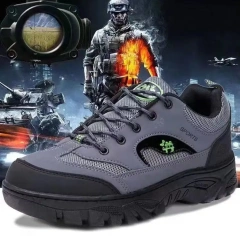 Autumn outdoor mountaineering jogging shoes waterproof non-slip hiking shoes work shoes men